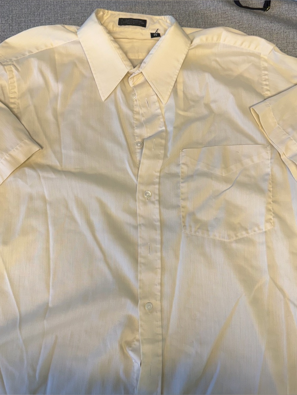 Dior Men’s Short-Sleeve Button-Down Shirt in Off-White